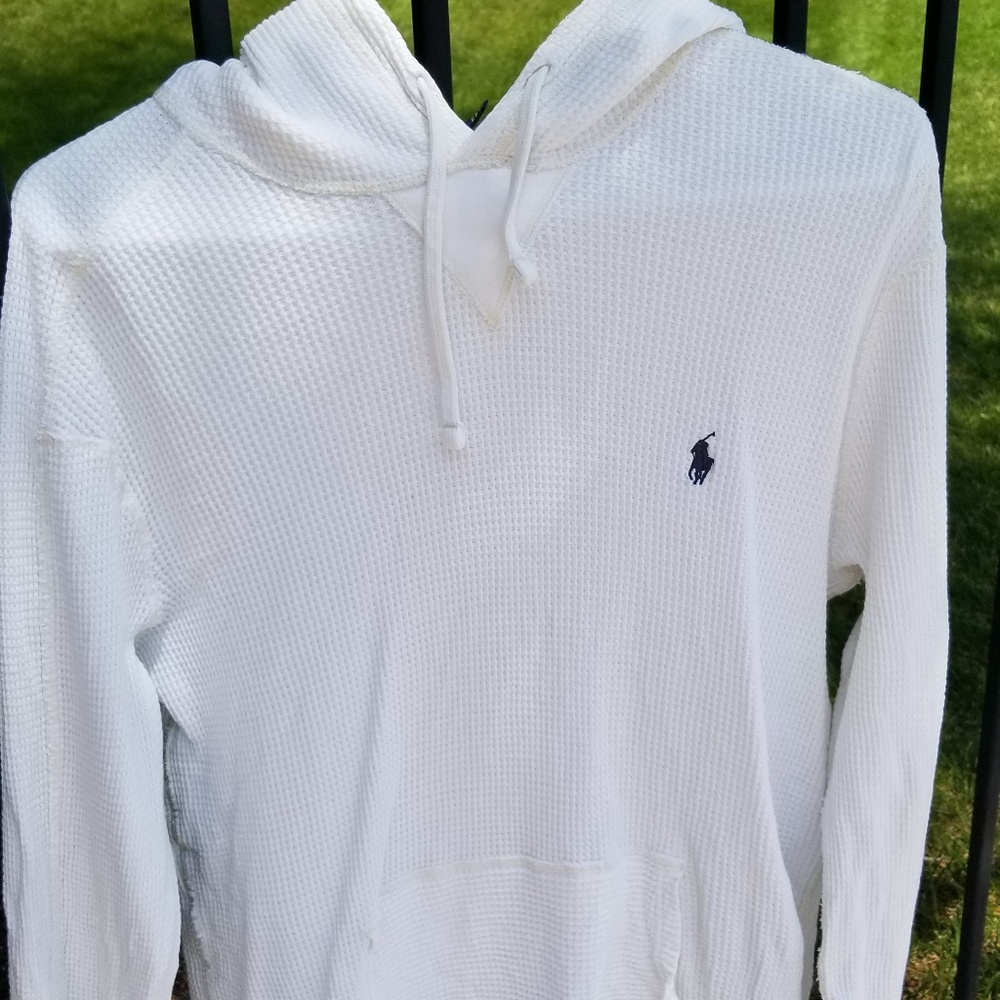 Polo Ralph Lauren Mens Medium Waffle Hoodie